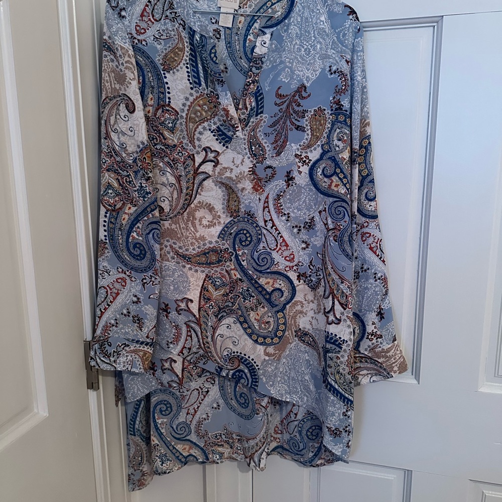 Chico's Multicolor Paisley Blouse
